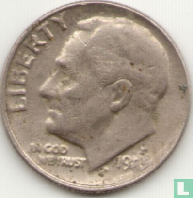 United States 1 dime 1983 (P - misstrike) - Image 1