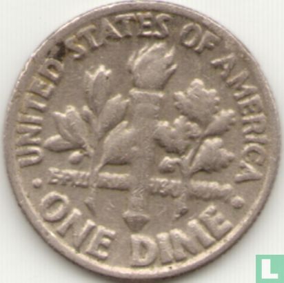 United States 1 dime 1983 (P - misstrike) - Image 2
