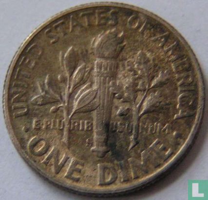 États-Unis 1 dime 1946 (S) - Image 2