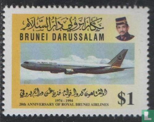 20 years, Royal Brunei Airlines