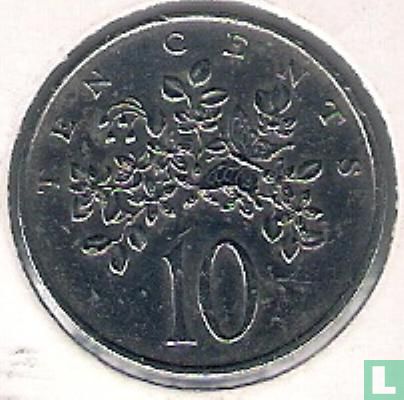 Jamaica 10 cents 1986 - Image 2