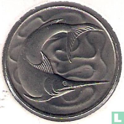 Singapour 20 cents 1975 - Image 2