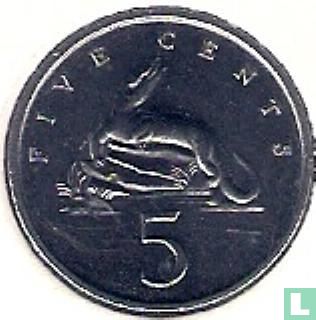 Jamaïque 5 cents 1983 - Image 2