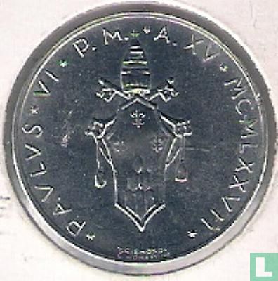Vaticaan 10 lire 1977 - Afbeelding 1