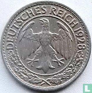 Duitse Rijk 50 reichspfennig 1928 (A) - Afbeelding 1