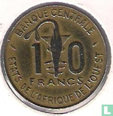 États d'Afrique de l'Ouest 10 francs 1978 - Image 2