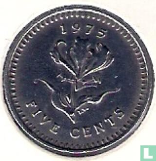 Rhodesië 5 cents 1975 - Afbeelding 1