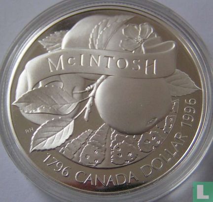 Canada 1 dollar 1996 "200th anniversary Discovery of the McIntosh apple" - Afbeelding 1