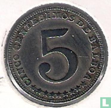 Panama 5 centésimos 1961 - Image 2