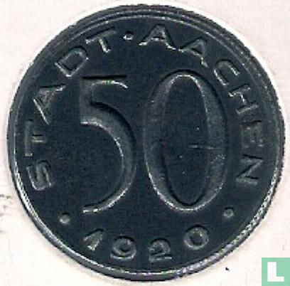 Aachen 50 pfennig 1920 (type 2 - 1.5 mm) - Image 1