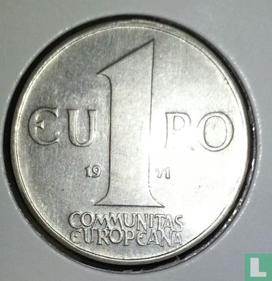 Nederland 1 euro 1971 - Afbeelding 1