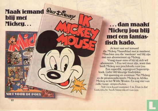 Maak iemand blij met Mickey...