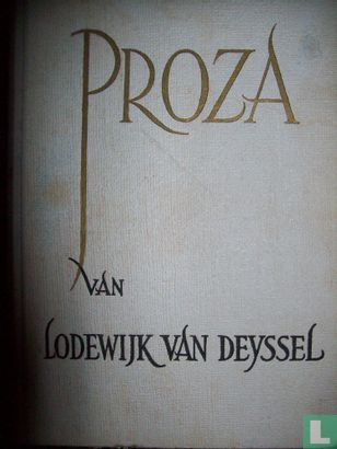 Proza van Lodewijk van Deyssel. - Afbeelding 1