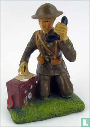 Soldier with telephone  - Image 1