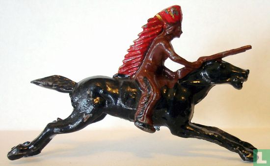 Indiaan te paard  - Afbeelding 2