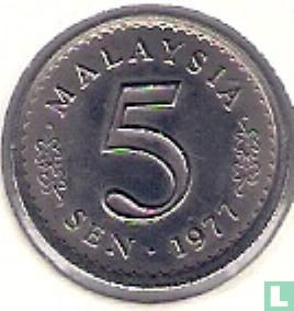 Maleisië 5 sen 1977 - Afbeelding 1