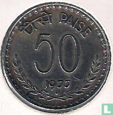 India 50 paise 1977 (Bombay) - Image 1