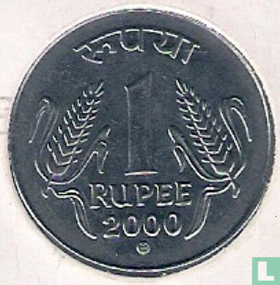 India 1 rupee 2000 (Kremnica) - Afbeelding 1