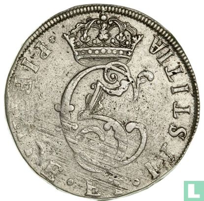 Denemarken 1 krone 1676 - Afbeelding 2