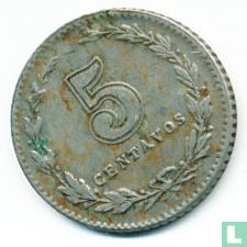 Argentinië 5 centavos 1909 - Afbeelding 2
