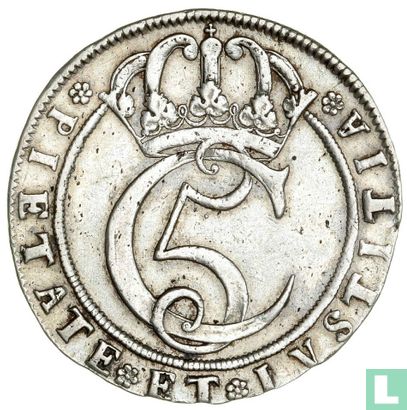 Denemarken 1 krone 1671 - Afbeelding 2