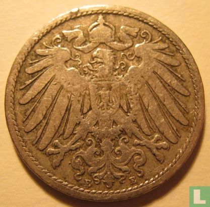 Empire allemand 10 pfennig 1891 (E) - Image 2