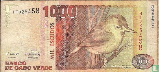 Kaapverdië 1.000 Escudos 1992 - Afbeelding 1