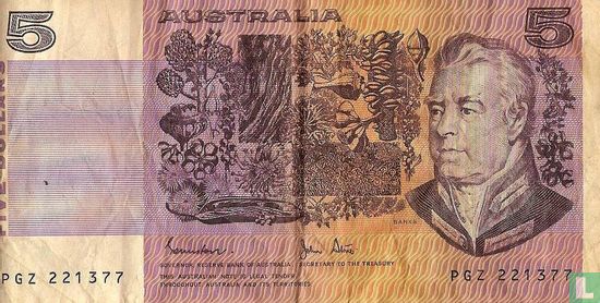 Australië 5 Dollars ND (1979) - Afbeelding 1