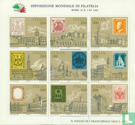 Stamp exhibition ITALIA ' 85