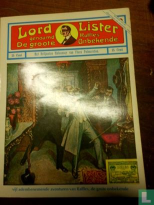 Lord Lister genaamd John Raffles "De grote onbekende" - Afbeelding 1