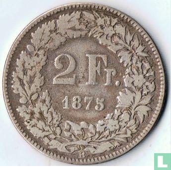 Zwitserland 2 francs 1875 - Afbeelding 1