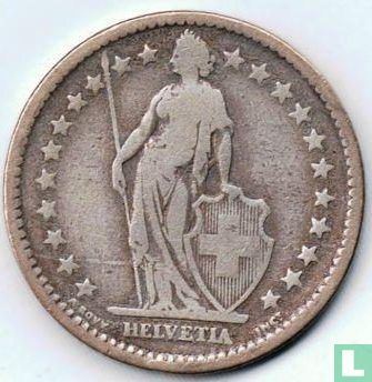 Schweiz 2 Franc 1875 - Bild 2