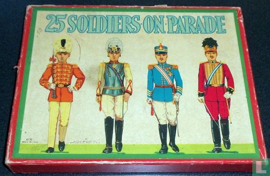 Set cardboard toy soldiers - Image 1