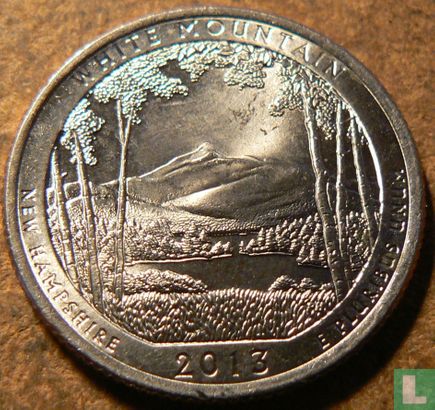 United States ¼ dollar 2013 (P) "White Mountain" - Image 1