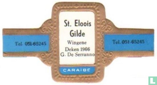 St. Eloois Gilde Wingene Deken 1966 G. De Serranno - Tel. 051-65245 - Tel. 051-65245 - Image 1