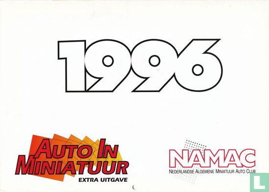 Auto In Miniatuur Kalender 1996 - Image 1