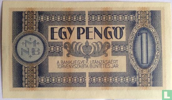 Hungary 1 Pengö 1938 - Image 2