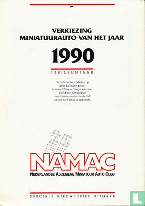 NAMAC Kalender 1990 - Afbeelding 1