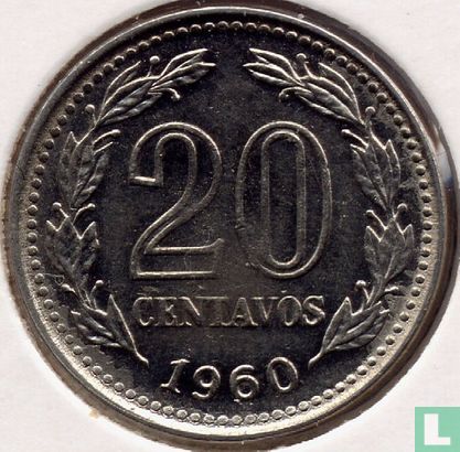 Argentinien 20 Centavo 1960 - Bild 1
