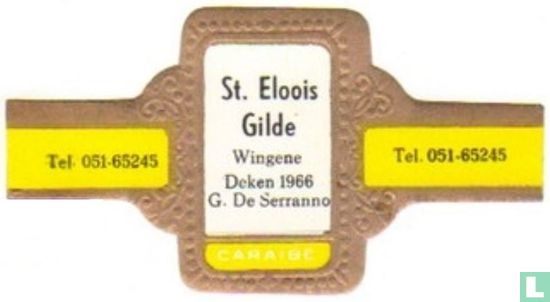 St. Eloois Gilde Wingene Deken 1966 G. De Serranno - Tel. 051-65245 - Tel. 051-65245 - Image 1