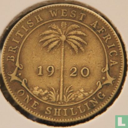 British West Africa 1 shilling 1920 (KN) - Image 1