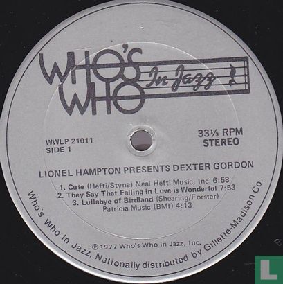 Lionel Hampton with Dexter Gordon  - Image 3