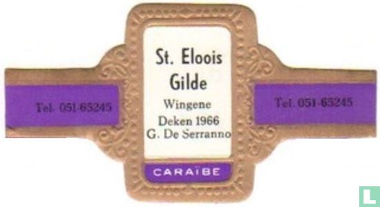 St. Eloois Gilde Wingene Deken 1966 G. De Serranno - Tel. 051-65245 - Tel. 051-65245 - Afbeelding 1