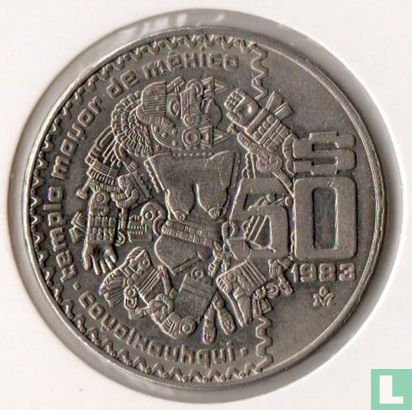 Mexico 50 pesos 1983 "Coyolxauhqui" - Afbeelding 1