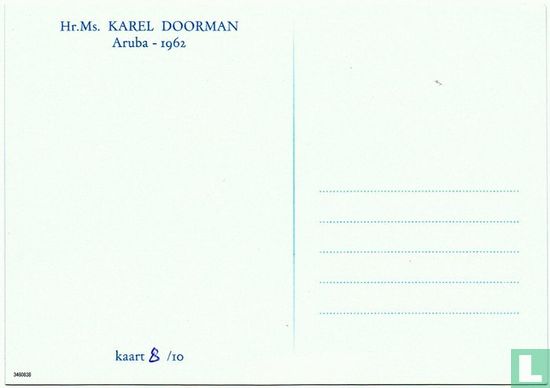 Hr.Ms. Karel Doorman Aruba-1962 - Afbeelding 2