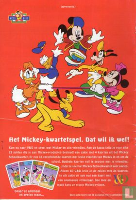 Het Mickey-kwartetspel. Dat wil ik wel!
