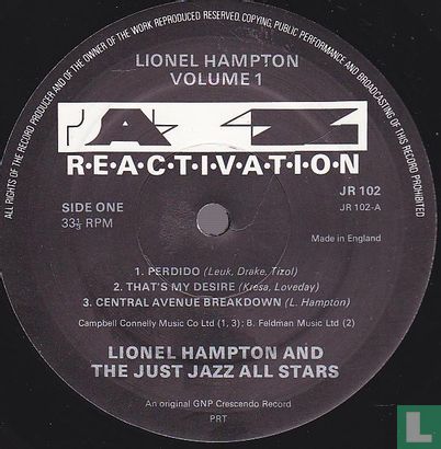 Lionel Hampton Vol. 1 - Image 3