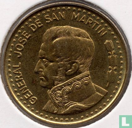 Argentinien 50 Peso 1980 (vermessingtem Stahl) - Bild 2