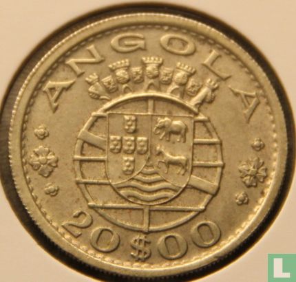 Angola 20 escudos 1952 - Image 2