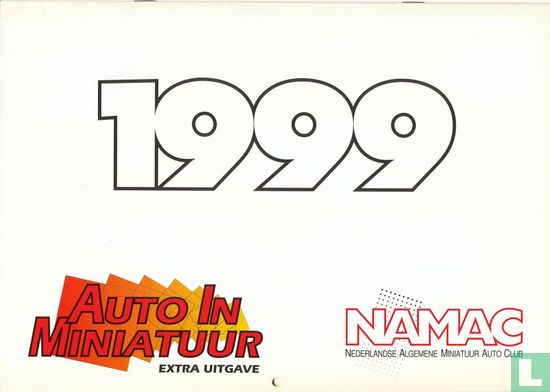 Auto In Miniatuur Kalender 1999 - Image 1